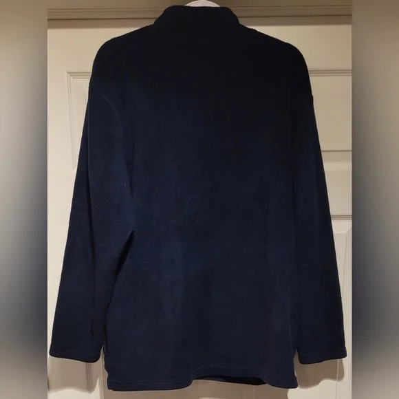 Vintage NFL for Her St. Louis Rams Navy Blue Long Sleeve Fleece Quarter 1/4 Zip - Picture 5 of 11